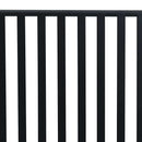 vidaXL Kerti pad Fekete 104 x 54 x 93cm Acél