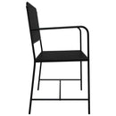 vidaXL Kerti pad Fekete 104 x 54 x 93cm Acél