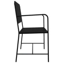 vidaXL Kerti pad Fekete 103,5 x 51,5 x 90 cm Acél