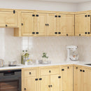 vidaXL Cabinet SKI Mézes Barna 60 x 32 x 60 cm Tömör fenyőfa