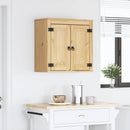 vidaXL Cabinet SKI Mézes Barna 60 x 32 x 60 cm Tömör fenyőfa