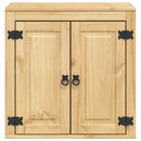 vidaXL Cabinet SKI Mézes Barna 60 x 32 x 60 cm Tömör fenyőfa