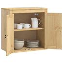 vidaXL Cabinet SKI Mézes Barna 60 x 32 x 60 cm Tömör fenyőfa