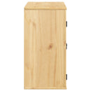 vidaXL Cabinet SKI Mézes Barna 60 x 32 x 60 cm Tömör fenyőfa