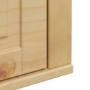 vidaXL Cabinet SKI Mézes Barna 60 x 32 x 40 cm Tömör fenyőfa