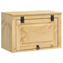vidaXL Cabinet SKI Mézes Barna 60 x 32 x 40 cm Tömör fenyőfa