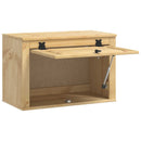 vidaXL Cabinet SKI Mézes Barna 60 x 32 x 40 cm Tömör fenyőfa