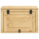 vidaXL Cabinet SKI Mézes Barna 60 x 32 x 40 cm Tömör fenyőfa