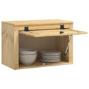 vidaXL Cabinet SKI Mézes Barna 60 x 32 x 40 cm Tömör fenyőfa