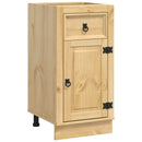 vidaXL Cabinet SKI Mézes Barna 40 x 46 x 81,5 cm Tömör fenyőfa