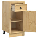 vidaXL Cabinet SKI Mézes Barna 40 x 46 x 81,5 cm Tömör fenyőfa