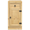 vidaXL Cabinet SKI Mézes Barna 40 x 46 x 81,5 cm Tömör fenyőfa