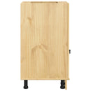 vidaXL Cabinet SKI Mézes Barna 40 x 46 x 81,5 cm Tömör fenyőfa