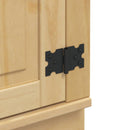 vidaXL Cabinet SKI Mézes Barna 80 x 46 x 81,5 cm Tömör fenyőfa