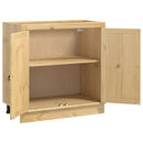 vidaXL Cabinet SKI Mézes Barna 80 x 46 x 81,5 cm Tömör fenyőfa