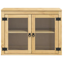 vidaXL Cabinet SKI Mézes Barna 80 x 32 x 60 cm Tömör fenyőfa