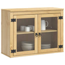 vidaXL Cabinet SKI Mézes Barna 80 x 32 x 60 cm Tömör fenyőfa