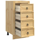 vidaXL Cabinet SKI Mézes Barna 40 x 46 x 81 cm Tömör fenyőfa