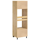 vidaXL Cabinet SKI Mézes Barna 66 x 58 x 207 cm Tömör fenyőfa