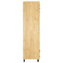 vidaXL Cabinet SKI Mézes Barna 66 x 58 x 207 cm Tömör fenyőfa