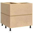 vidaXL Cabinet SKI Mézes Barna 80 x 80 x 81 cm Tömör fenyőfa
