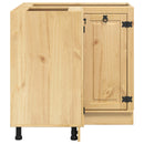 vidaXL Cabinet SKI Mézes Barna 80 x 80 x 81 cm Tömör fenyőfa