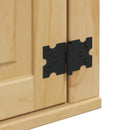 vidaXL Cabinet SKI Mézes Barna 80 x 80 x 60 cm Tömör fenyőfa