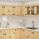 vidaXL Cabinet SKI Mézes Barna 80 x 80 x 60 cm Tömör fenyőfa
