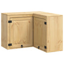 vidaXL Cabinet SKI Mézes Barna 80 x 80 x 60 cm Tömör fenyőfa
