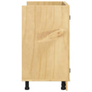 vidaXL Cabinet SKI Mézes Barna 80 x 46 x 81 cm Tömör fenyőfa