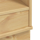 vidaXL Cabinet SKI Mézes Barna 60 x 46 x 81 cm Tömör fenyőfa