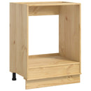 vidaXL Cabinet SKI Mézes Barna 60 x 46 x 81 cm Tömör fenyőfa