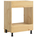 vidaXL Cabinet SKI Mézes Barna 60 x 46 x 81 cm Tömör fenyőfa