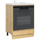 vidaXL Cabinet SKI Mézes Barna 60 x 46 x 81 cm Tömör fenyőfa