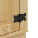 vidaXL Cabinet SKI Mézes Barna 66 x 58 x 207 cm Tömör fenyőfa