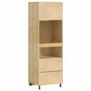 vidaXL Cabinet SKI Mézes Barna 66 x 58 x 207 cm Tömör fenyőfa