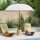 vidaXL Balinéz Napernyő Krém 215 x 215 x 260 cm Pamut