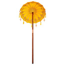 vidaXL Balinéz Napernyő Sárga 125 x 125 x 260 cm Pamut