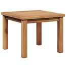 vidaXL Dohányzóasztal Barna 45 x 45 x 36 cm Tömör Teakfa