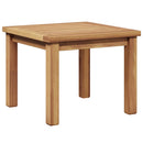 vidaXL Dohányzóasztal Barna 45 x 45 x 36 cm Tömör Teakfa