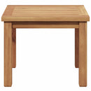 vidaXL Dohányzóasztal Barna 45 x 45 x 36 cm Tömör tíkfa