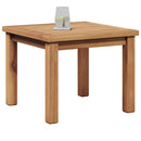 vidaXL Dohányzóasztal Barna 45 x 45 x 36 cm Tömör Teakfa