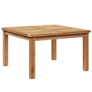 vidaXL Dohányzóasztal Barna 60 x 60 x 36 cm Tömör Teakfa