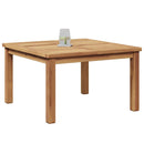 vidaXL Dohányzóasztal Barna 60 x 60 x 36 cm Tömör Teakfa