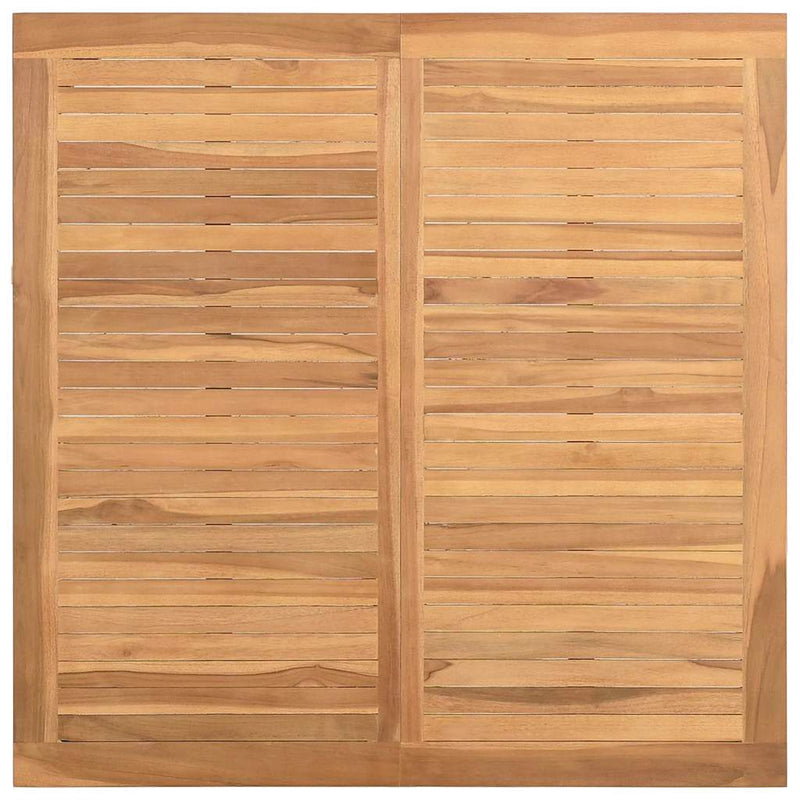 vidaXL Dohányzóasztal Barna 85 x 85 x 45 cm Tömör tíkfa