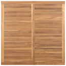 vidaXL Dohányzóasztal Barna 110 x 110 x 45 cm Tömör tíkfa