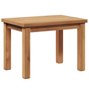 vidaXL Dohányzóasztal Barna 50 x 35 x 36 cm Tömör Teakfa