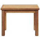 vidaXL Dohányzóasztal Barna 50 x 35 x 36 cm Tömör Teakfa