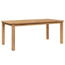vidaXL Dohányzóasztal Barna 110 x 55 x 45 cm Tömör Teakfa