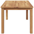 vidaXL Dohányzóasztal Barna 110 x 55 x 45 cm Tömör Teakfa